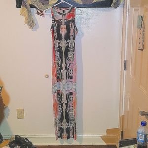 LG Skims Long Sleeveless Dress. Summer Mesh